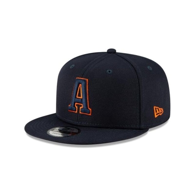 Houston Astros Gorra | New Era MLB Ligature 9fifty Snapback Cap Mexico - Azules